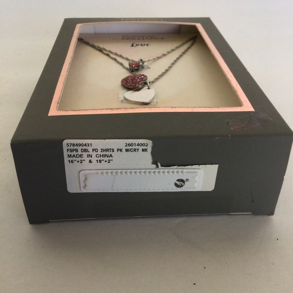 BELIEVE BY BRILLIANCE CRYSTAL HEART NECKLACE NWT - Picture 10 of 10